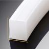 1-Piece 2 m High-Temperature-Resistant White Solid Silicone Rubber Sealing Strip, 5 × 5 mm view 3