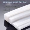 1-Piece 2 m High-Temperature-Resistant White Solid Silicone Rubber Sealing Strip, 5 × 5 mm view 4