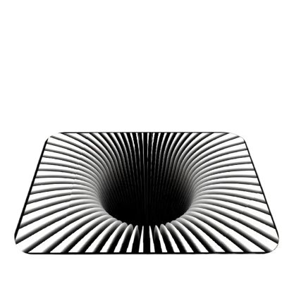 3D Illusion Design Doormat, Unique and Eye-Catching Entryway Decor, 50 x 80 cm