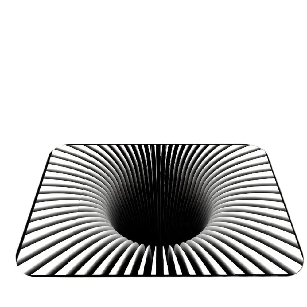 3D Illusion Design Doormat, Unique and Eye-Catching Entryway Decor, 50 x 80 cm