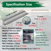 Stainless Steel Pond Filter and Waterfall Spillway, Recessed Wall Water Flow for Garden, Patio, Pool, and Spa view 2