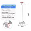 1 Set Laboratory 304 Stainless Steel Disk Stirrer with Stirring Rod (60 × 6 × 200 mm) view 2