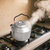4082 1.8 L Stainless Steel Outdoor Kettle with Black Handle, Qmz296 (C, 14 cm) view 4