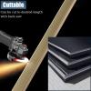 Stair Tread Mats, Durable Edge Protection for Wood, Tile, and Concrete Stairs, Fluted Design, Cuttable view 4