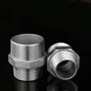 CHAOUYYZ 1/8" 1/4" 3/8" 1/2" 3/4" 1" 2" 3" 4" BSP NPT Male Thread Reducer Hex Nipple, 304 Stainless Steel Pipe Fitting Coupling Adapter, BSPT SS316/3/4 to 1/2 Inch view 2