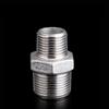 CHAOUYYZ 1/8" 1/4" 3/8" 1/2" 3/4" 1" 2" 3" 4" BSP NPT Male Thread Reducer Hex Nipple, 304 Stainless Steel Pipe Fitting Coupling Adapter, BSPT SS316/3/4 to 1/2 Inch view 4