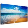 Feeby Canvas Wall Art, Beach and Sea Landscape, 31.5 x 15.7 in view 1
