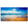 Feeby Canvas Wall Art, Beach and Sea Landscape, 31.5 x 15.7 in view 3