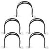 YYIGVMO 5-Pack 89 mm Rubber-Lined U-Clips, 304 Stainless Steel Pipe Clamps view 1
