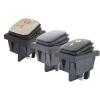 Stainless Steel 16A 250VAC Heavy-Duty KCD4-201 Latching Rocker Switch, ON/OFF, 12V/220V, Illuminated, 10-Pack view 2