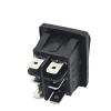 Stainless Steel 16A 250VAC Heavy-Duty KCD4-201 Latching Rocker Switch, ON/OFF, 12V/220V, Illuminated, 10-Pack view 4