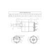 JGB37-520 DC 6V/12V/24V High-Torque Geared Motor, All-Metal Gearbox, Electric Motor, 7/12/22/35/45/66/107/200/320/600/960 RPM (319 RPM, 12V) view 3