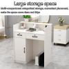 Compact Reception Counter with Lockable Drawer view 4