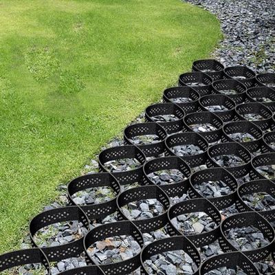 Ground Stabilizer Grid for Driveways and Paths, Heavy-Duty Permeable Gravel Support