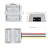 RISWEKFW 12V/24V to 7.5V DC Converter, 8A-40A, 10-40V to 7.5V Step-Down Module for Car Modifications (Gray) view 4