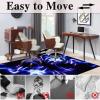 Gaming Floor Protection Mat for Hard Floors and Carpets, 200 x 230 cm view 3