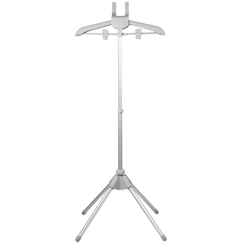 Ironing Board Holder, Height-Adjustable Telescoping Stand, Freestanding, Foldable, Gray