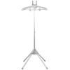 Ironing Board Holder, Height-Adjustable Telescoping Stand, Freestanding, Foldable, Gray view 1