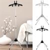 Ironing Board Holder, Height-Adjustable Telescoping Stand, Freestanding, Foldable, Gray view 3