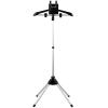 Ironing Board Holder, Height-Adjustable Telescoping Stand, Freestanding, Foldable, Gray view 4