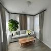 Double-Track Aluminum Curtain Rod and Room Divider, White, 1.60 m view 2