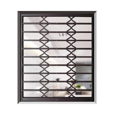 Foldable Aluminum Alloy Window Guard, Sliding Safety Bars, 130 x 100 cm