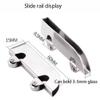 Serenitison Double Aluminum Sliding Door Track for Display Cabinets view 4