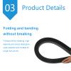 LuminaCreek Rubber Mat for Washers and Dryers, Noise and Vibration Reduction, Black, Multiple Sizes, 40 mm Thick (50 mm x 100 mm) view 4
