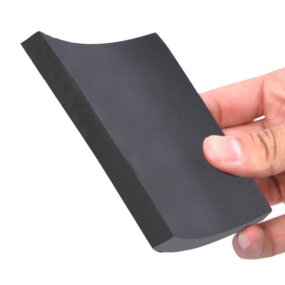 LuminaCreek Rubber Sheets, Mats, Pads, 50 x 50 mm, 4-Pack, Various Thicknesses (30 mm Thick)