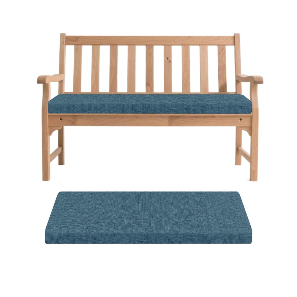 Bench Cushion, Dark Blue, 120 x 40 x 5 cm