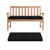 Removable Non-Slip Bench Cushion, Black, 100 x 55 x 5 cm view 1