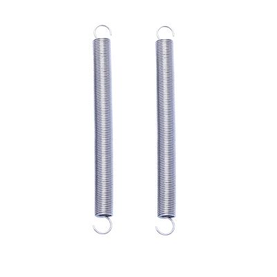 Extension Springs, 2 Pieces, 0.6 mm Wire Diameter, 5 mm Outer Diameter, 140–200 mm Length, Stainless Steel with Hooks, S-Shaped Tension Springs, Hook Extension (180 mm)