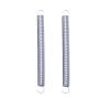 Extension Springs, 2 Pieces, 0.6 mm Wire Diameter, 5 mm Outer Diameter, 140–200 mm Length, Stainless Steel with Hooks, S-Shaped Tension Springs, Hook Extension (180 mm) view 1