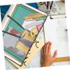 ARTSEWPLY 2-Piece Transparent Art Portfolio Bags with Zipper and Handle view 3