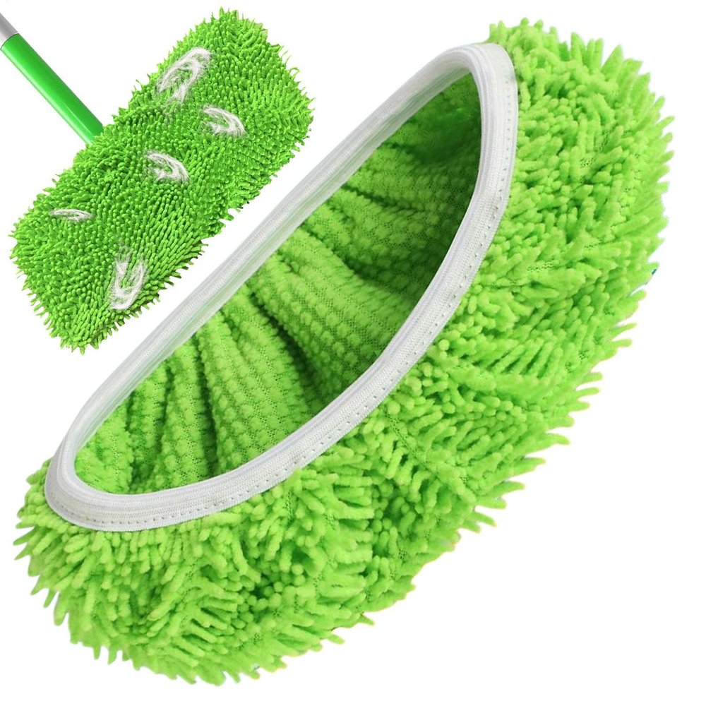 FmtwPhn Microfiber Mop Pads for Dry and Wet Cleaning, Washable, Precision-Fit