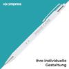 Cimpress Personalized Engraved Ballpoint Pen, 2-in-1 Stylus, Soft-Touch, Black Ink, White, 500 Count view 2