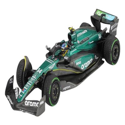 MINI GT MGT01113-L Aston Martin AMR24 #14 Fernando Alonso Canadian GP 2024 1:64 Scale Model Car