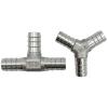 UZAMIRLEX Stainless Steel 3-Way T-Type Hose Barb Fitting, 15 mm view 2