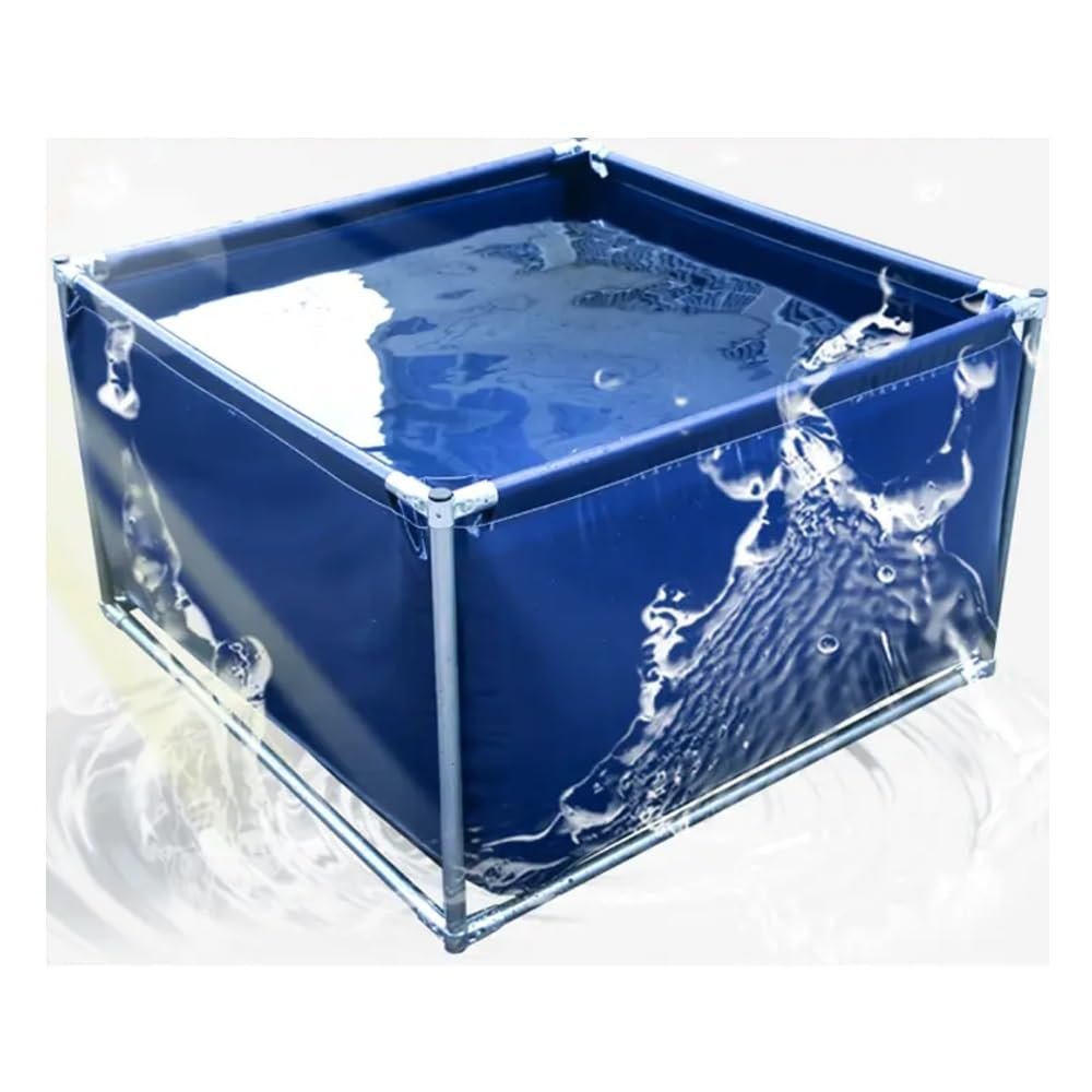 Extra-Thick Foldable Water Storage Tank for Above-Ground Pools and Fish Ponds, 300 x 200 x 60 cm