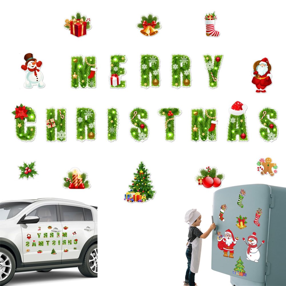 Christmas-Themed Magnetic Stickers, 2026 New Christmas Design