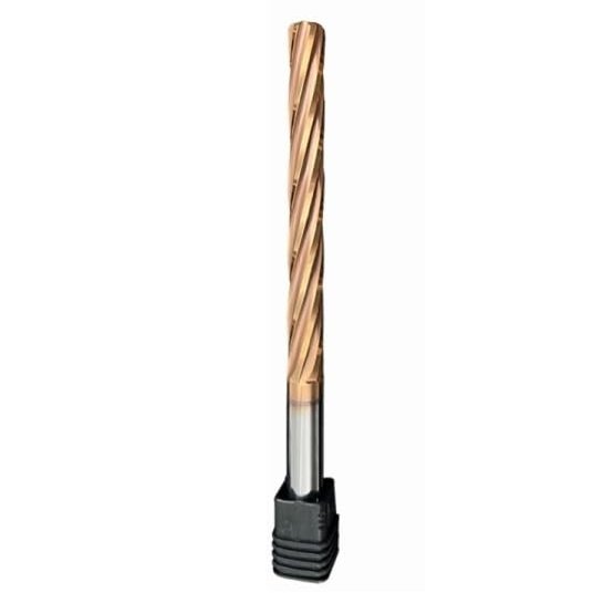 SHGUOMSC 100/150 mm H7 Carbide Machine Reamer, HR-C60 Coated Spiral Flute, HOL (11x100x150-6F)
