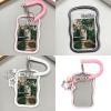 Korean Photocard Holder with Keychain, Soft Sleeve and ID/Card Protection view 2