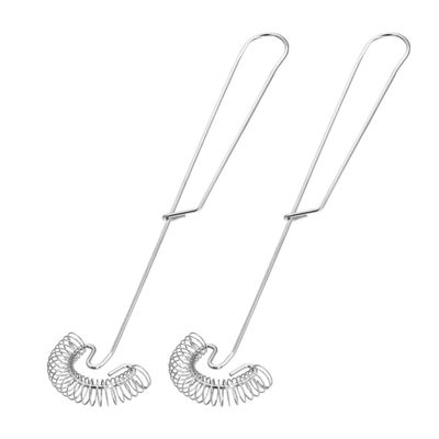 2-Piece Stainless Steel Spiral Whisk Set
