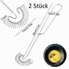 2-Piece Stainless Steel Spiral Whisk Set view 2