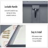 Weather-Resistant Roof Hatch Cover, Galvanized Steel, 60 x 100 cm view 3