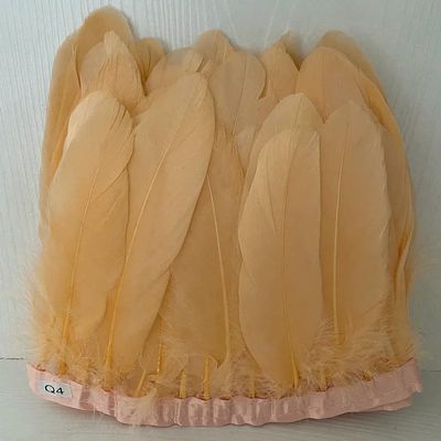 SIHAOYY (1520 cm) Natural Goose Feather Fringe Trim, Premium Feather Trim for Wedding Decor, DIY Costumes and Sewing