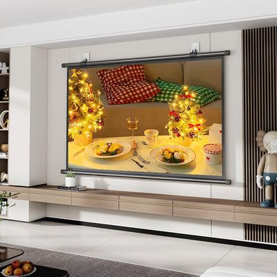 Manual Projector Screen, 4:3/16:9, 4K/Full HD
