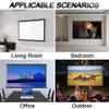Manual Projector Screen, 4:3/16:9, 4K/Full HD view 2