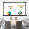Manual Projector Screen, 4:3/16:9, 4K/Full HD view 3