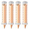 Wall-Mounted Ice Cream Cone Dispenser Holder, Stainless Steel, 16 x 3 in view 1